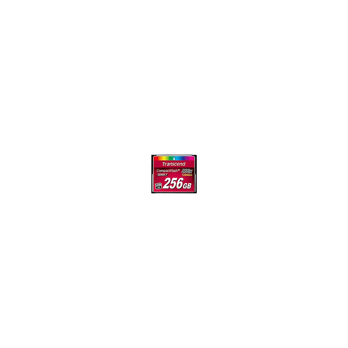 Transcend Premium - Flash-Speicherkarte - 256 GB - 800x - CompactFlash
