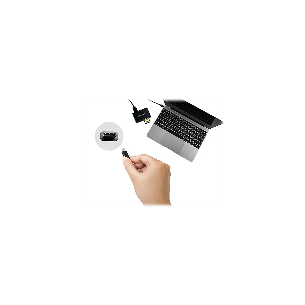 Transcend RDC8 - Kartenleser - USB 3.1 Gen 1