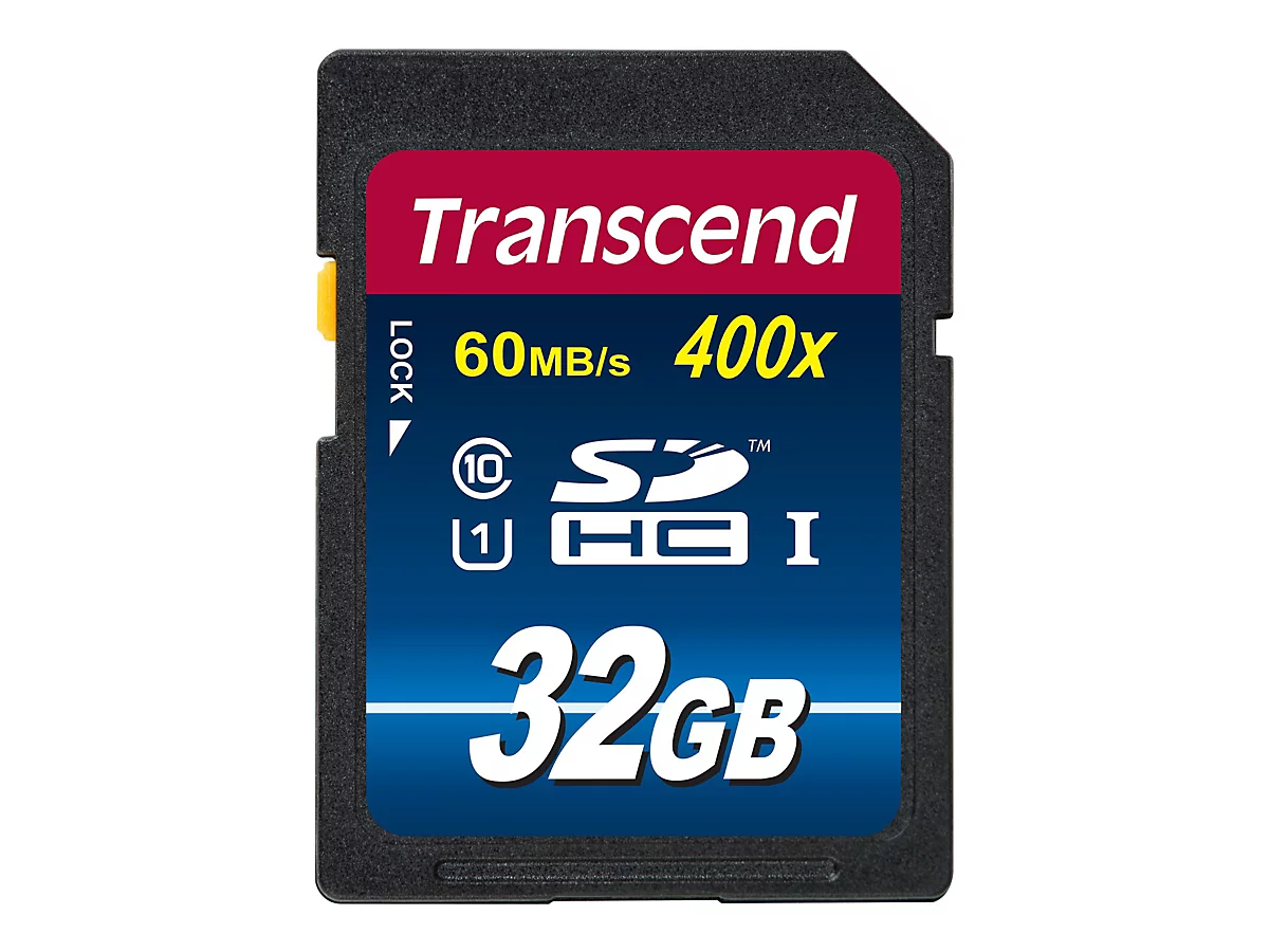 Transcend SDHC Class 10 UHS-I (Premium) - Flash-Speicherkarte - 32 GB - UHS Class 1 / Class10 - SDHC UHS-I