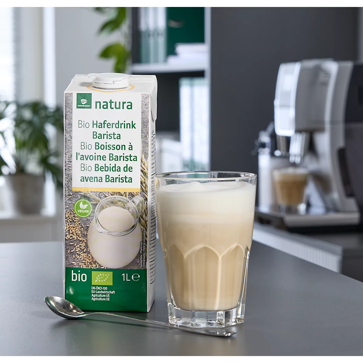 Transgourmet natura Bio Haferdrink Barista, 1 Liter, vegan