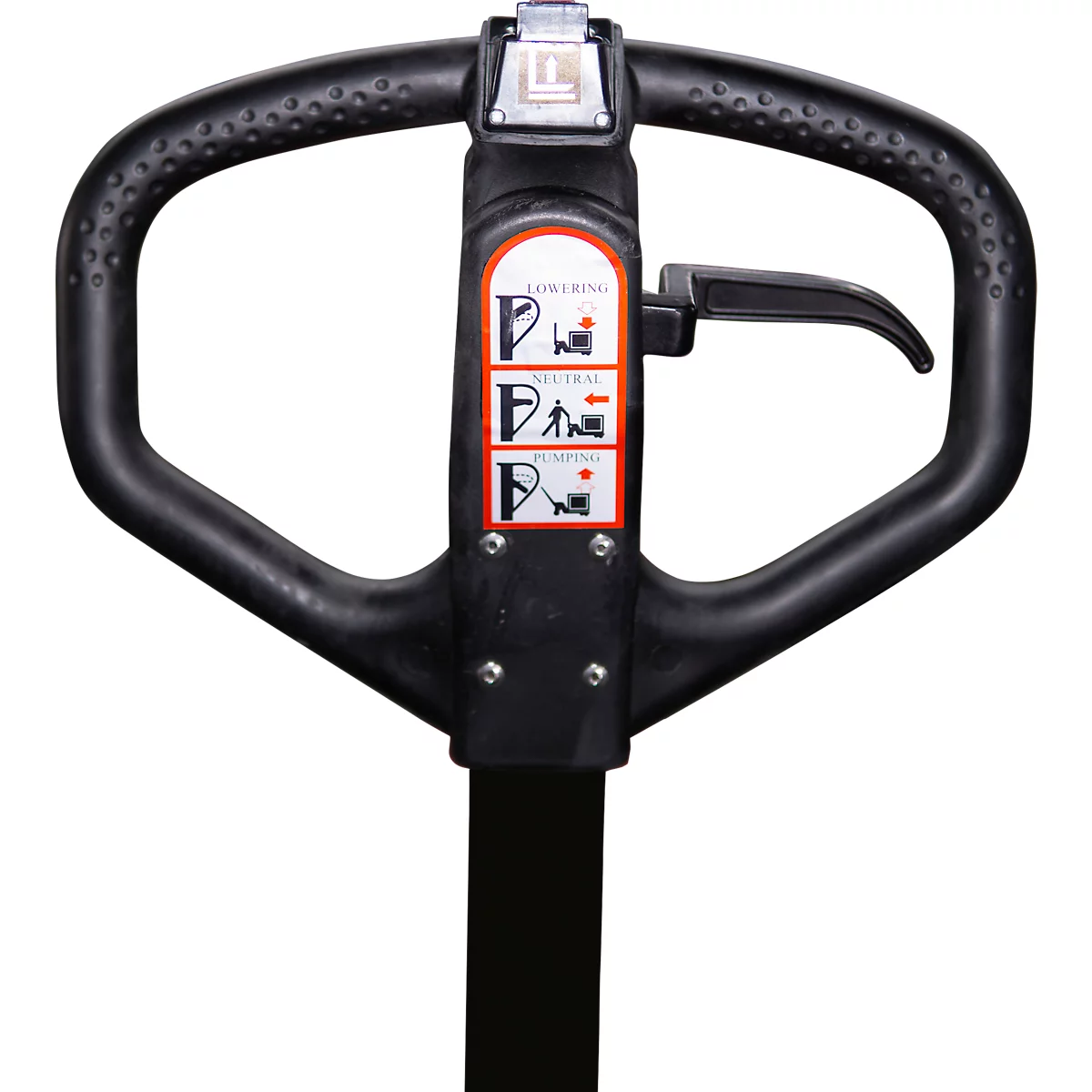 Transpalette à ciseaux Schefer électrique SHW Premium 10 E, à déplacement manuel, capacité 1000 kg, longueur des fourches 1170 mm, hauteur de levage 800 mm