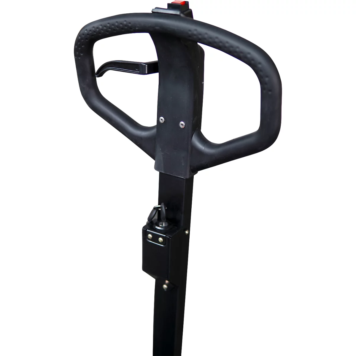 Transpalette à ciseaux Schefer électrique SHW Premium 10 E, à déplacement manuel, capacité 1000 kg, longueur des fourches 1170 mm, hauteur de levage 800 mm