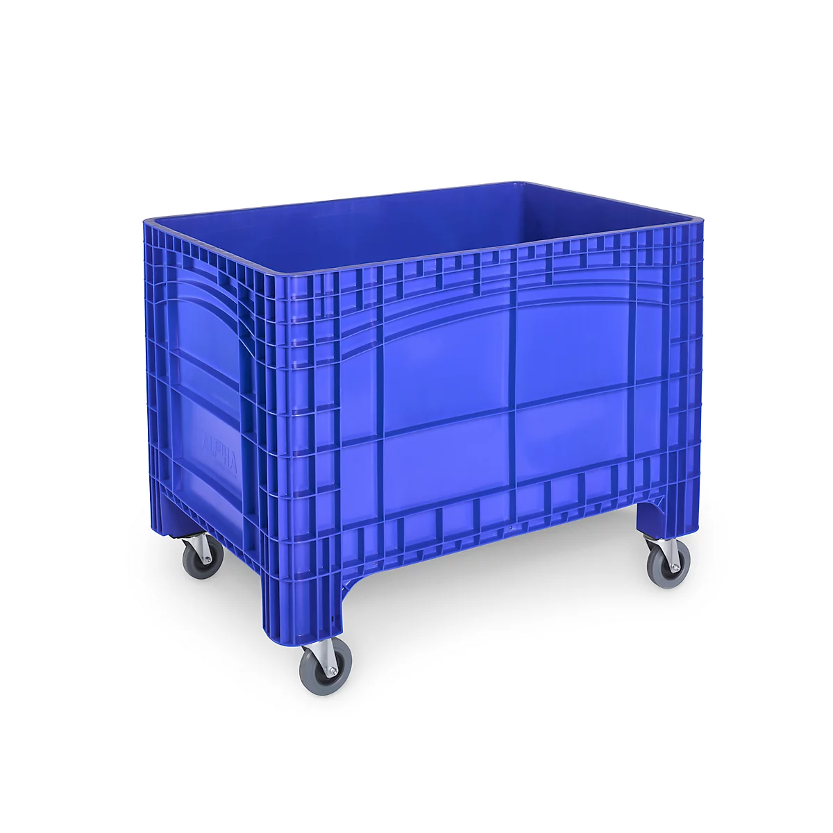 Transport- en stapelcontainer Noah - voedselveilig polyetheen - 535 l -B 1200 x D 800 x H 950 mm - belastbaar tot 300 kg - zonder deksel - blauw