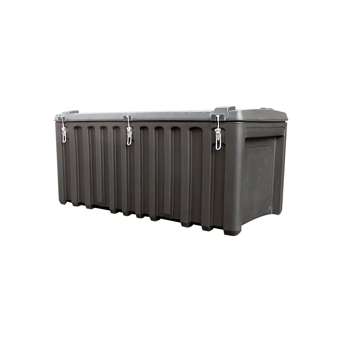 Transport- und Pritschenbox CEMO CEMbox 750, Polyethylen, 750 l, L 1700 x B 840 x H 800 mm, stapelbar, anthrazit