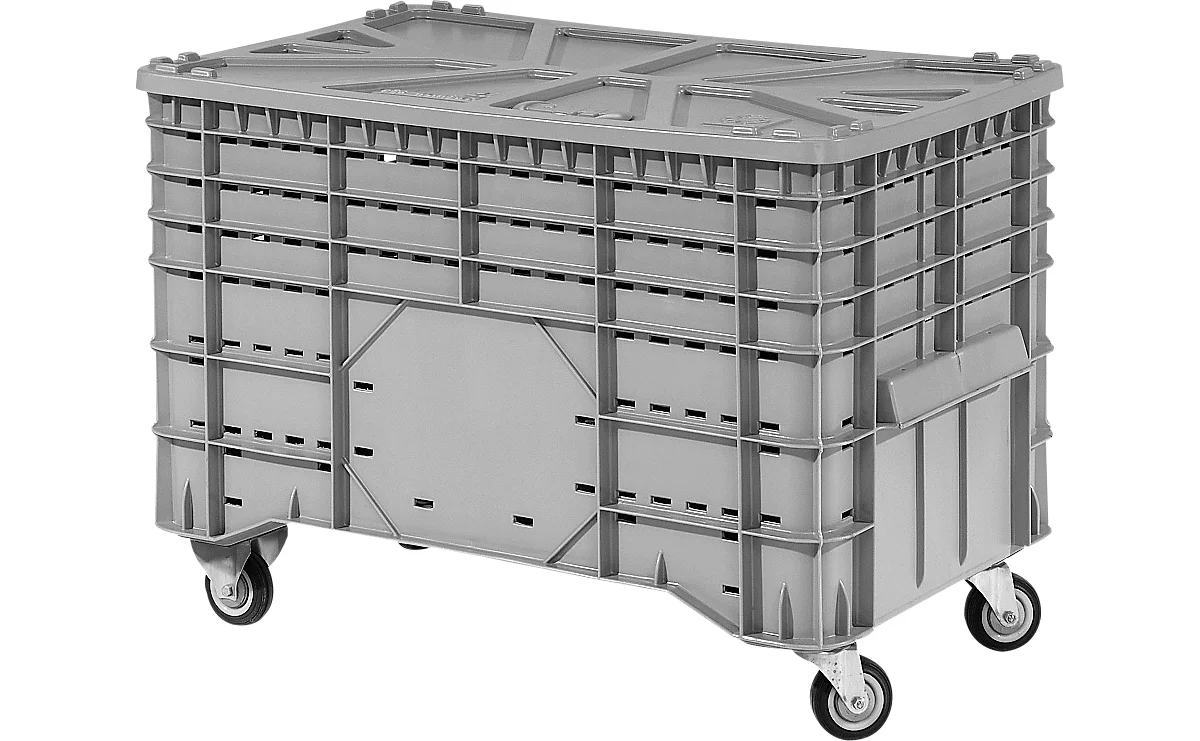 Transport- und Stapelgrossbehälter, fahrbar, 300 l