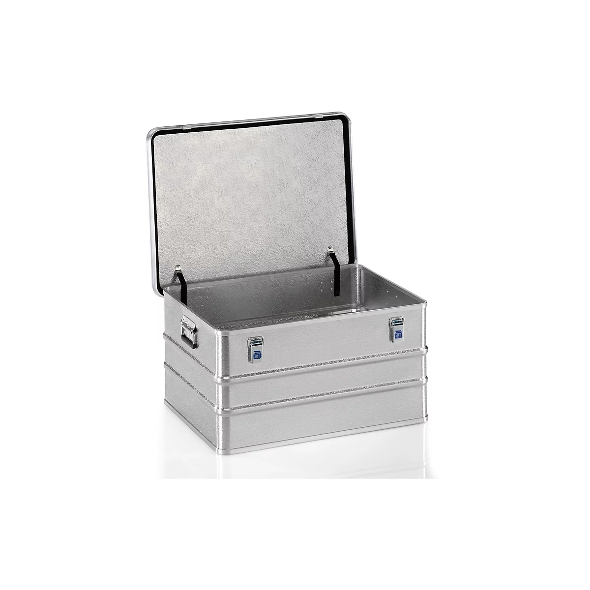 Transportbox, aluminium, L 788 x B 588 x H 410 mm, 156 liter, draagvermogen 75 kg, gewicht 8 kg
