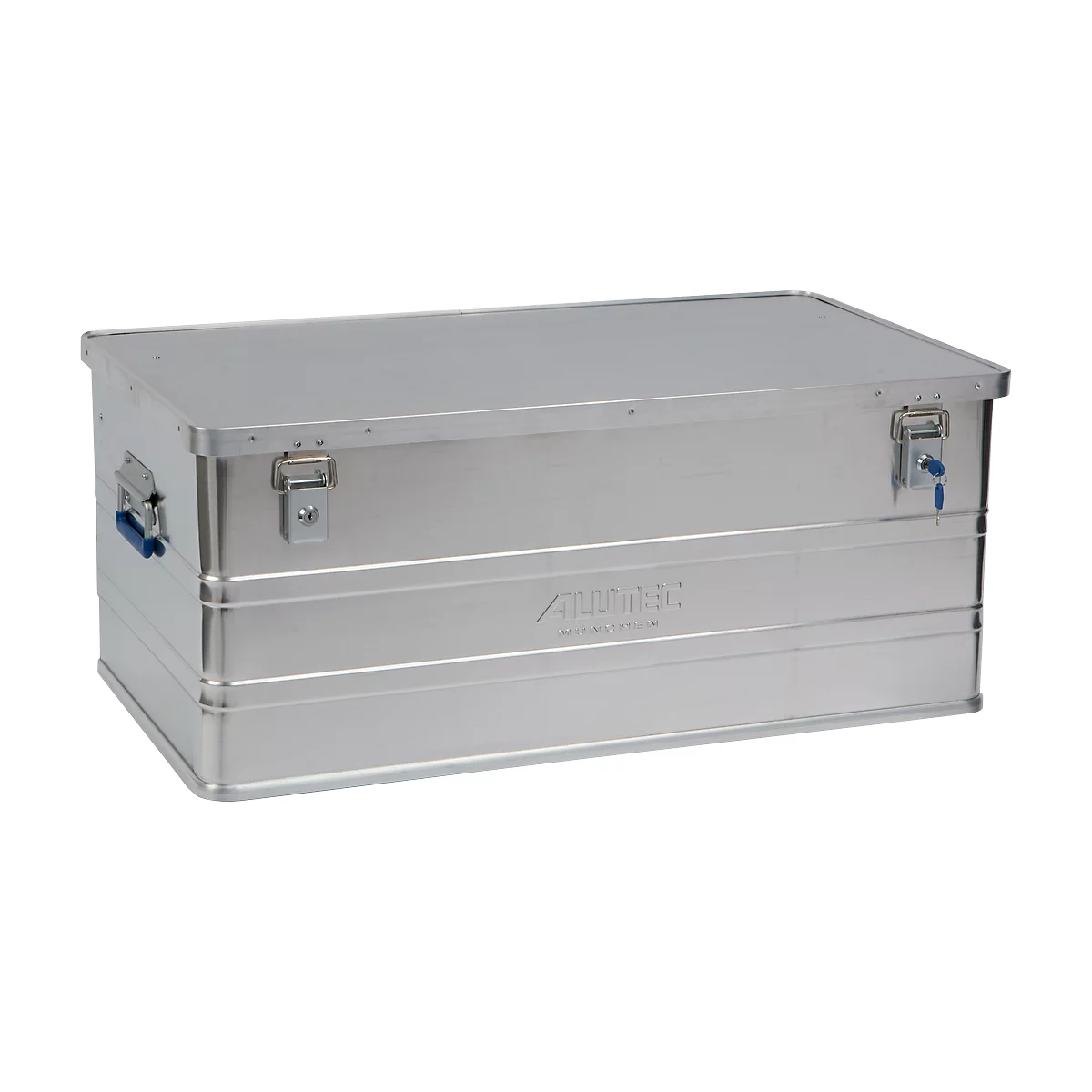 Transportbox Alutec CLASSIC 142, Aluminium, 142 l, L 895 x B 495 x H 275 mm, Zylinderschlösser