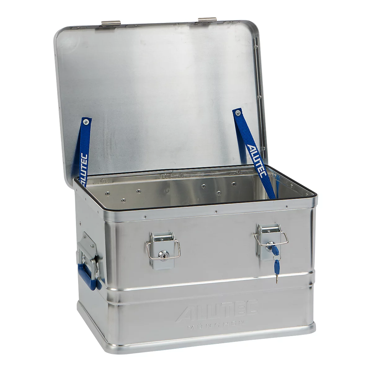 Transportbox Alutec CLASSIC 30, aluminium, 30 l, l 430 x b 335 x h 270 mm, cilindersloten