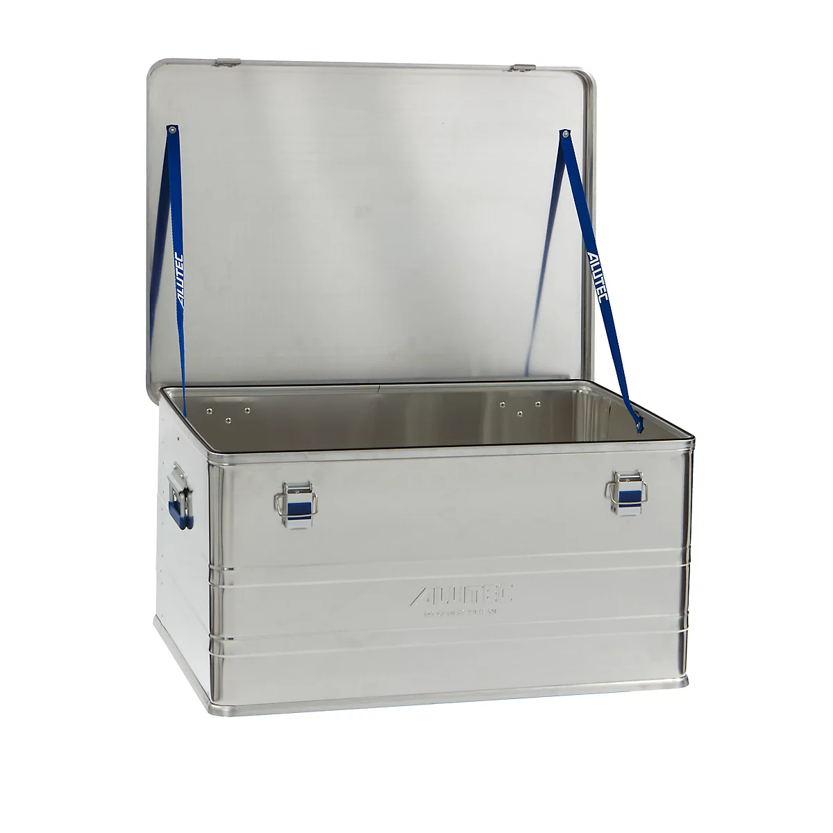 Transportbox Alutec COMFORT 157, aluminium, 157 l, L 782 x B 585 x H 398 mm, stevig deksel