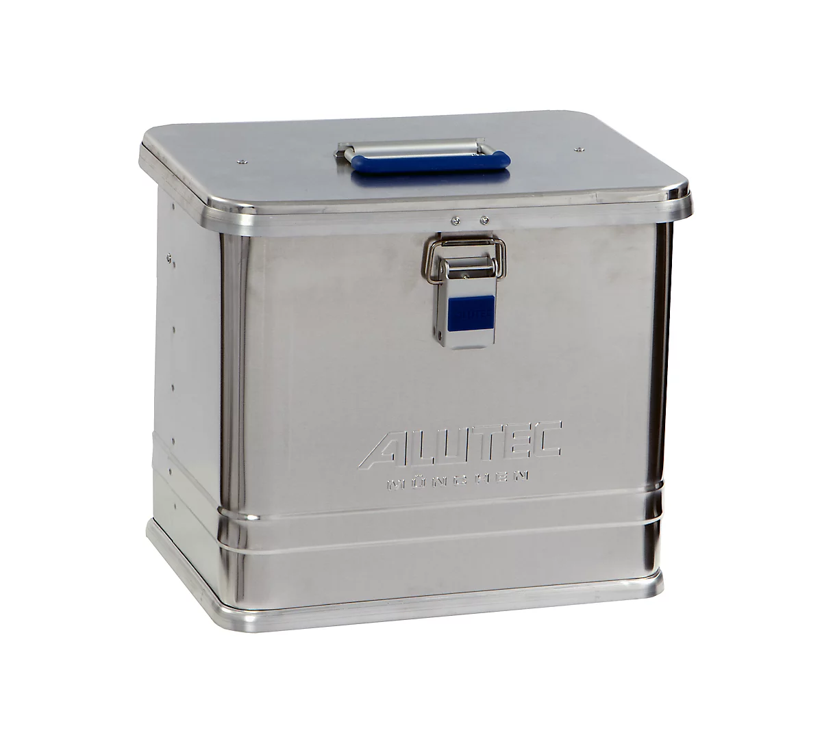 Transportbox Alutec COMFORT 27, Aluminium, 27 l, L 380 x B 280 x H 332 mm, stabiler Deckel