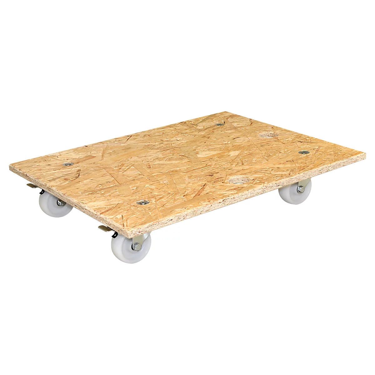 Transportroller Wagner OSB 1172, L 590 x B 490 x H 110 mm, Traglast 250 kg, mit Feststellbremsen