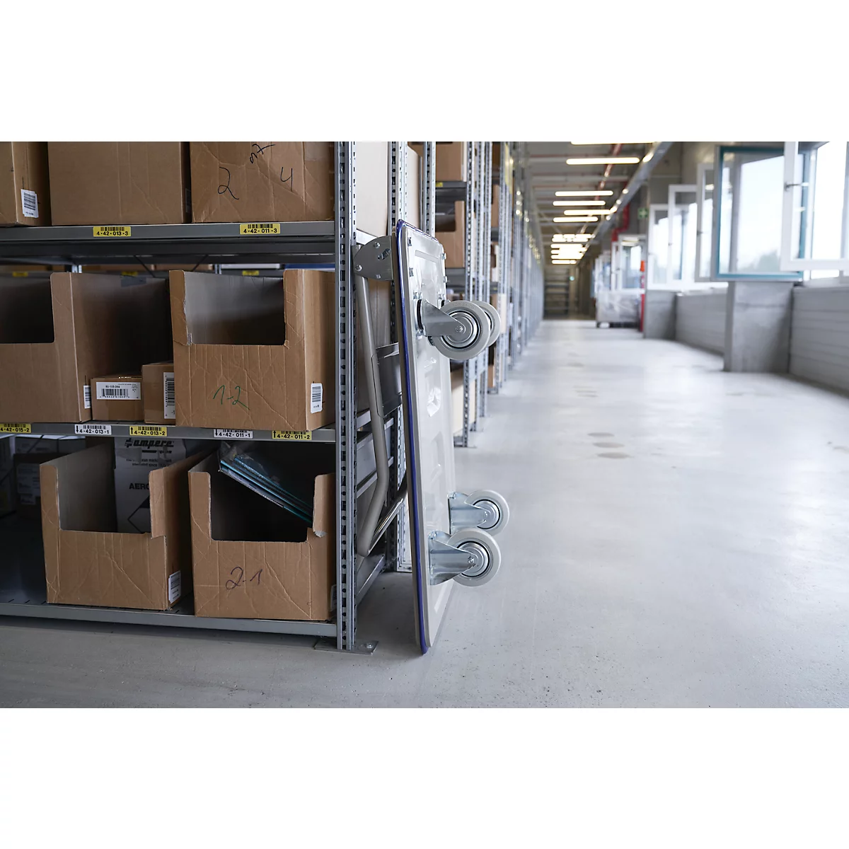 Transportwagen HB 210, m. umklappbarem Schiebegriff