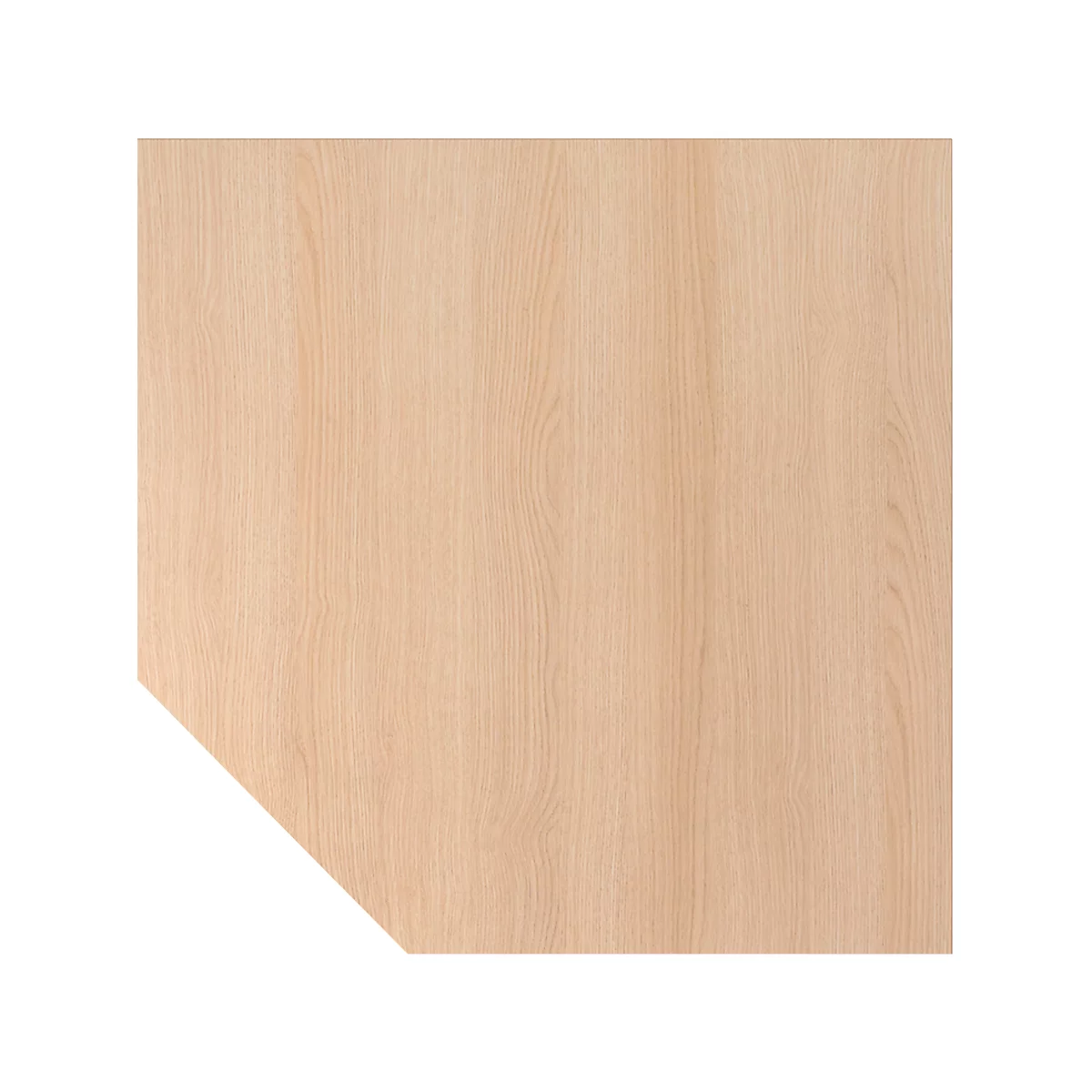 Trapezplatte ULM, B 1200 x T 1200 mm, Eiche-Dekor