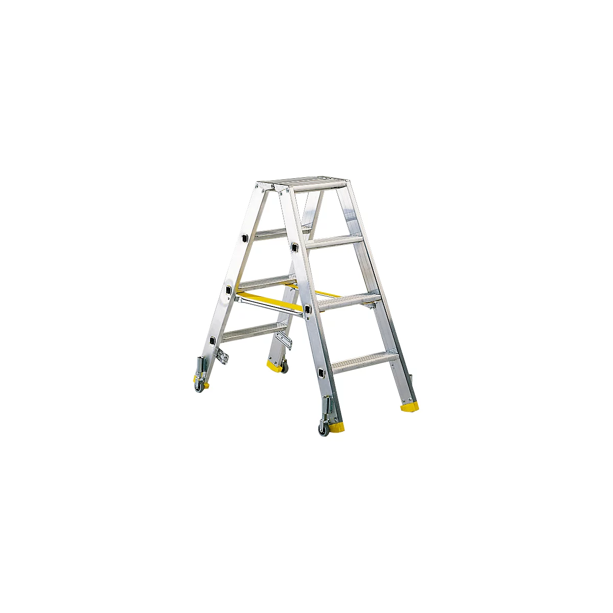 Trapladder Mehrsi, licht metaal, 4 treden, 6,9 kg