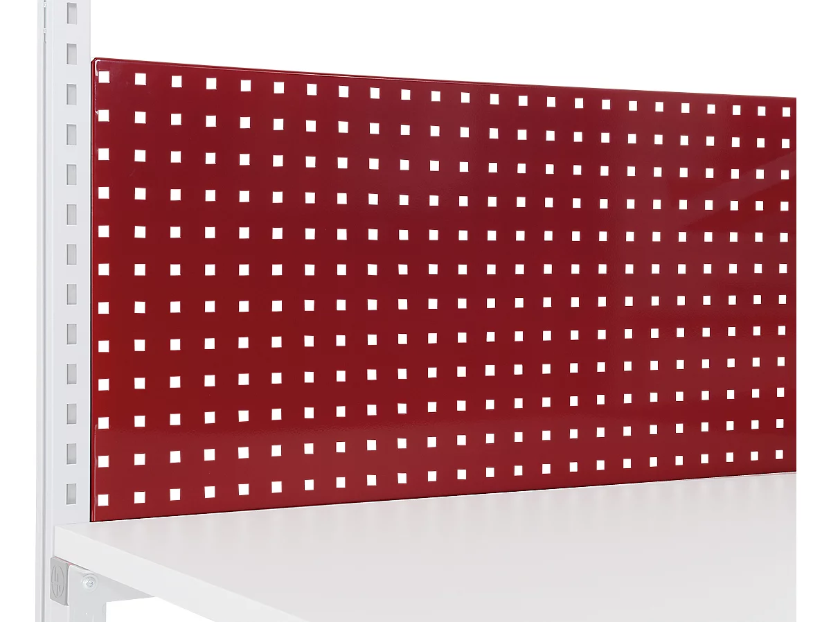 Trasera perforada Rocholz Sistema Flex, 800 x 200 mm, regulable en altura sin escalonamientos