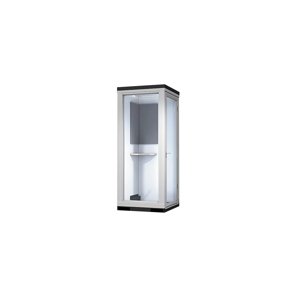 TRENDLINE CoWoCube 1 'De compacte', B 1188 mm x L 1148 mm x H 2832 mm, geluiddempend pakket, 1x stopcontact