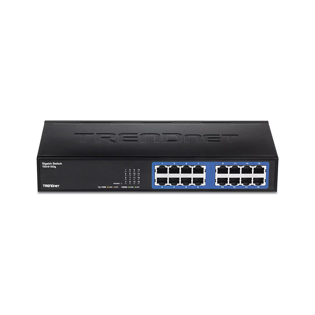 TRENDnet TEG S16Dg - Switch - 16 Anschlüsse