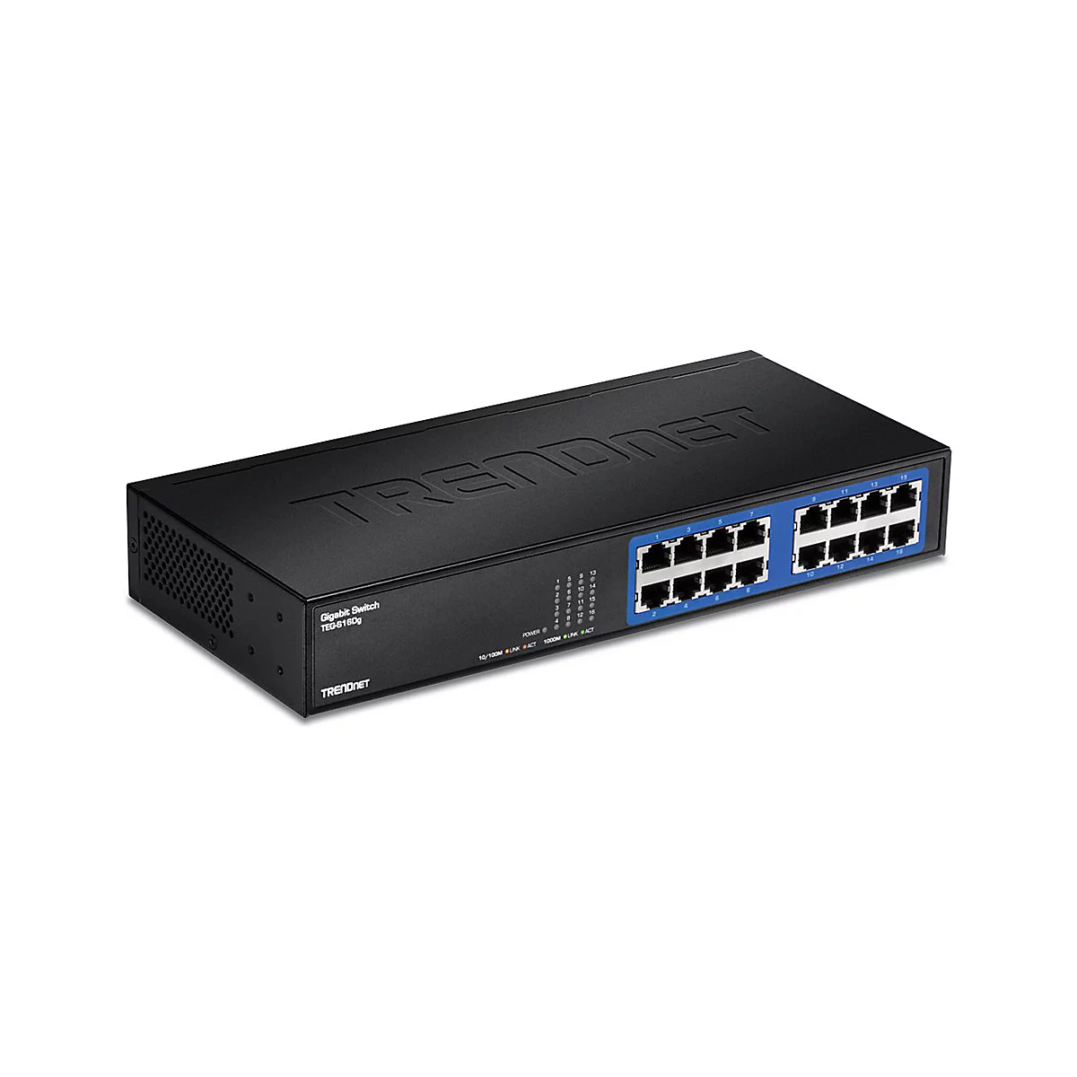 TRENDnet TEG S16Dg - Switch - 16 Anschlüsse