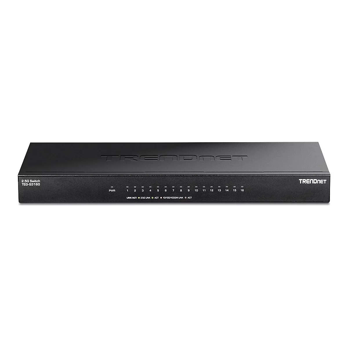 TRENDnet TEG-S3160 - Version v1.0R - Switch - unmanaged - 16 x 100/1000/2.5G - Desktop
