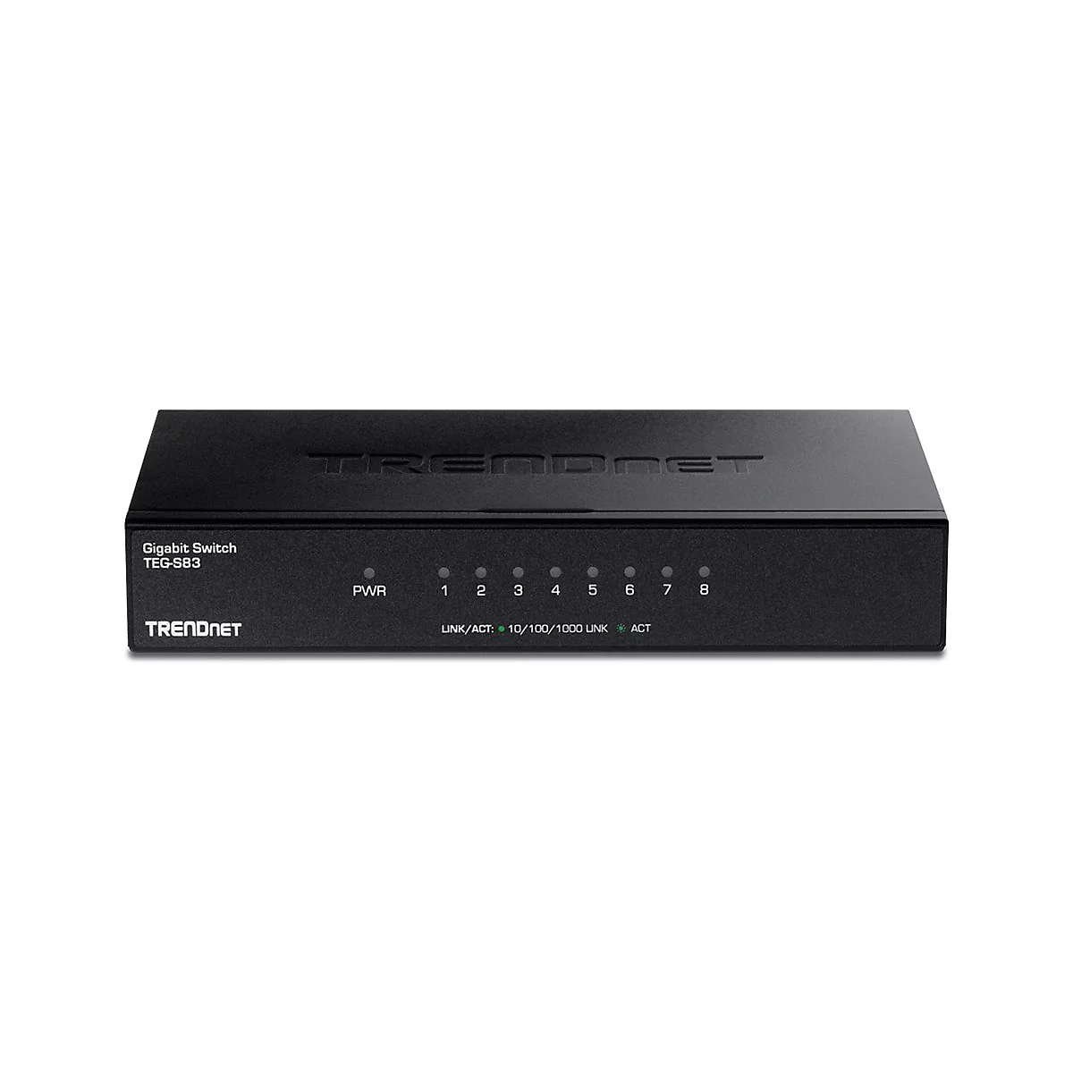 TRENDnet TEG S83 - Switch - 8 x 10/100/1000 - Desktop - TAA-konform