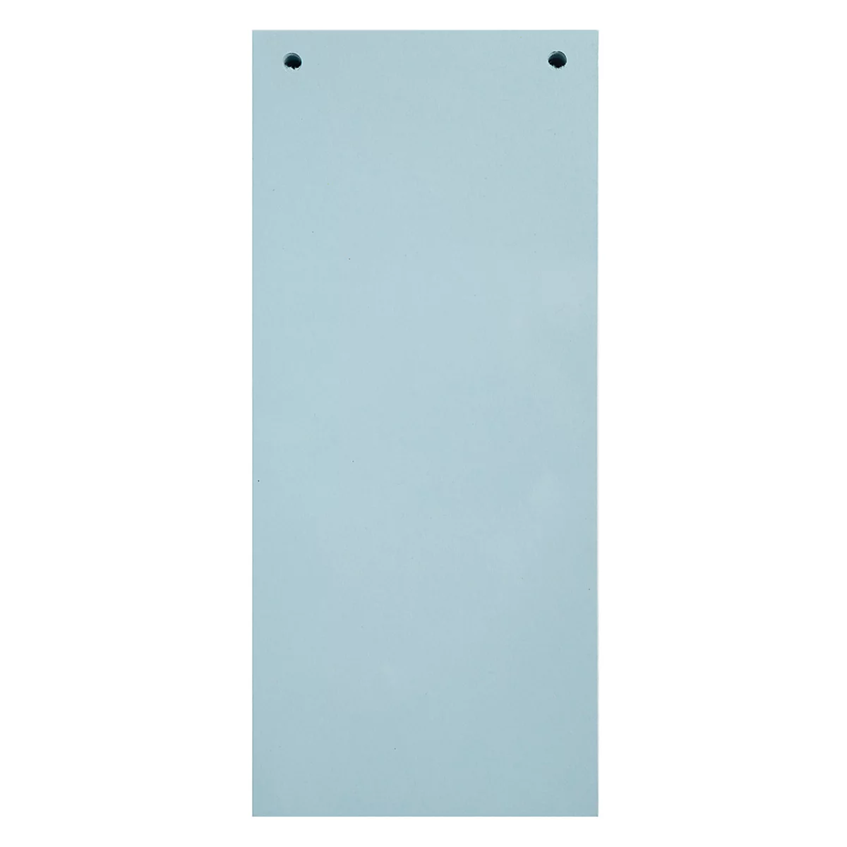 Trennstreifen Exacompta Forever, rechteckig, 2-fach Lochung, B 240 x H 105 mm, Blauer Engel, Recycling-Kraftkarton, blau, 100 Stück