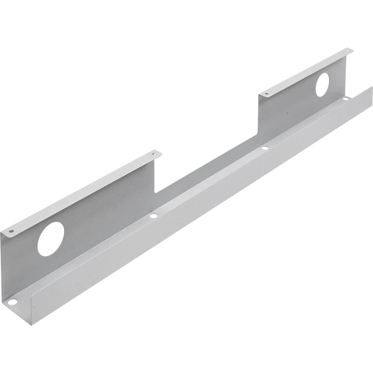 Treston Bac à câbles pour table de travail TED, L 800 x P 62 x H 100 mm, gris clair RAL 7035