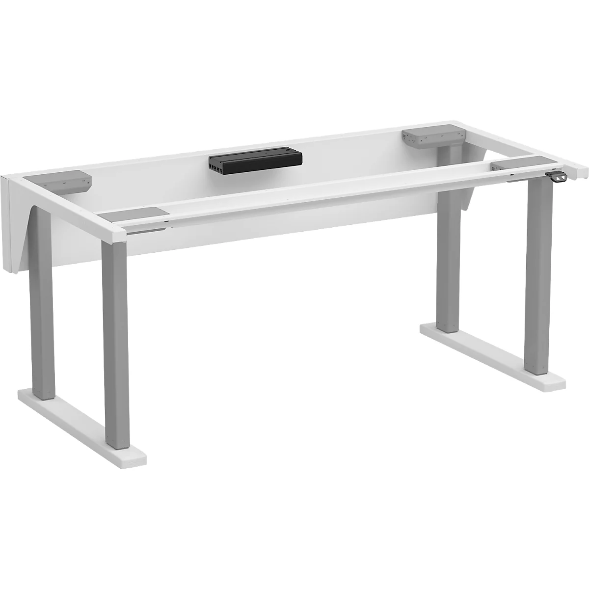 Treston QuatreX frame, elektrisch verstelbaar, tot 300 kg, B 1825 x D 750 mm, lichtgrijs RAL 7035
