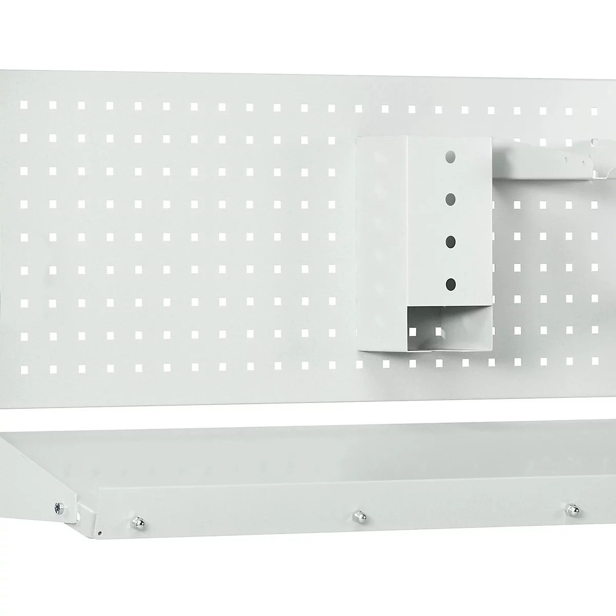 Treston QuatreX opbergdoos voor plakbandrollen, ESD-geleidend, B 122 x D 110 x H 254 mm, lichtgrijs RAL 7035