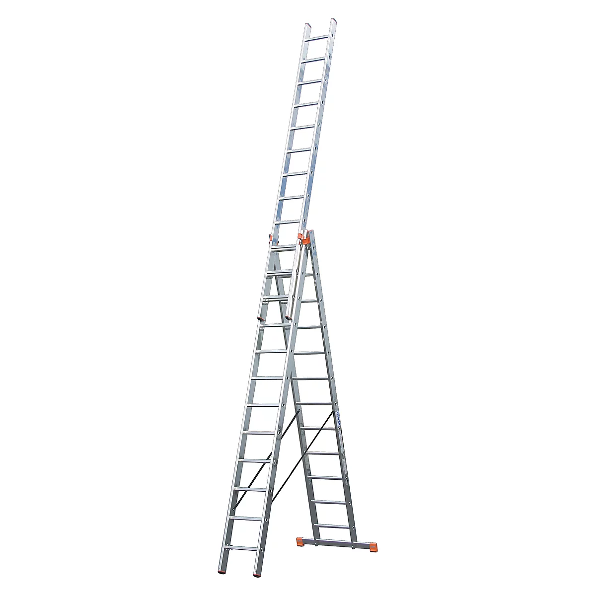 TRIBILO Vielzweckleiter, 3 x 12 Sprossen