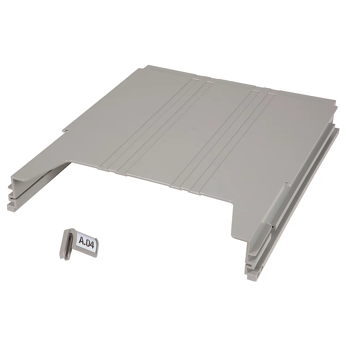 Trieur mural Big Eichner, L 262 x P 42 x H 302 mm, hauteur de remplissage 34 mm, jaune