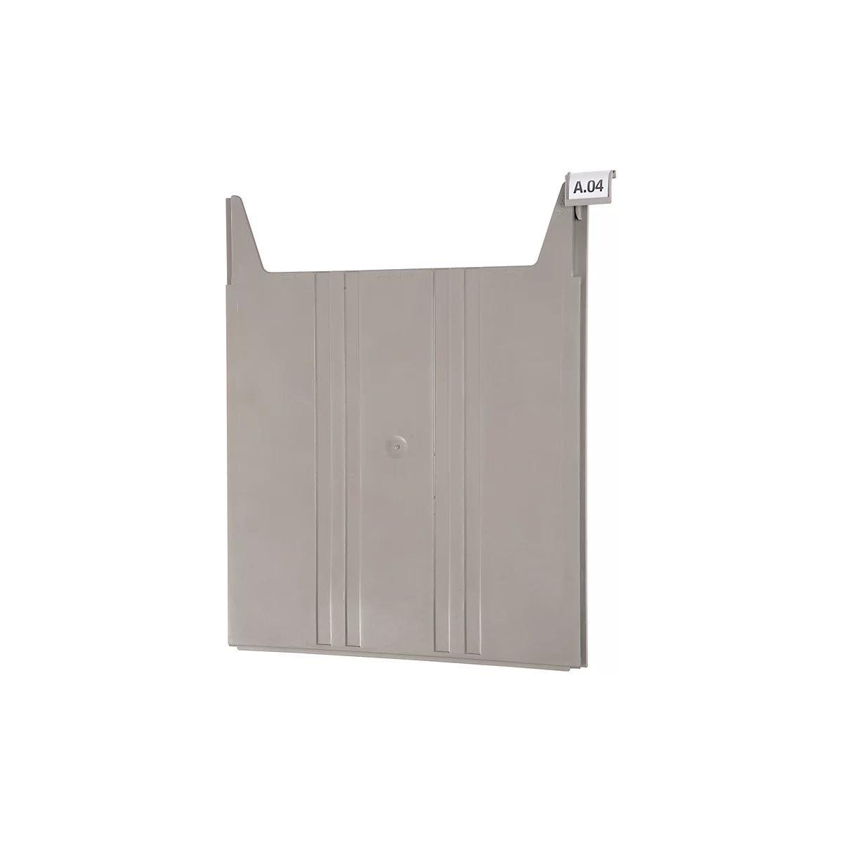 Trieur mural Big Eichner, L 262 x P 42 x H 302 mm, hauteur de remplissage 34 mm, jaune