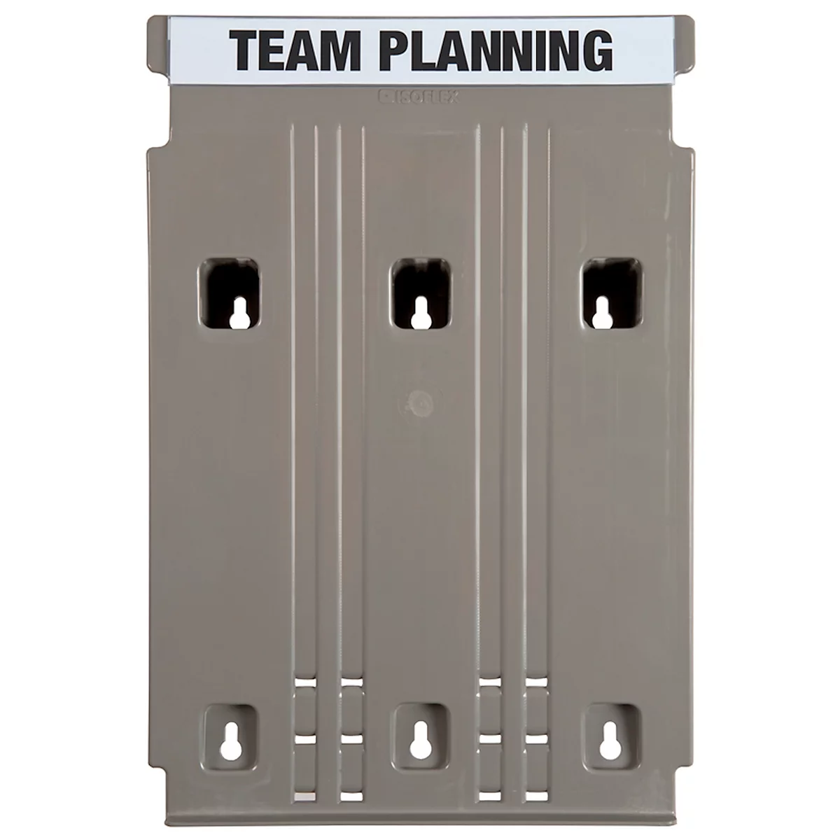 Trieur mural Eichner Flat, module de base, L 240 x P 58 x H 392 mm, plastique, gris clair