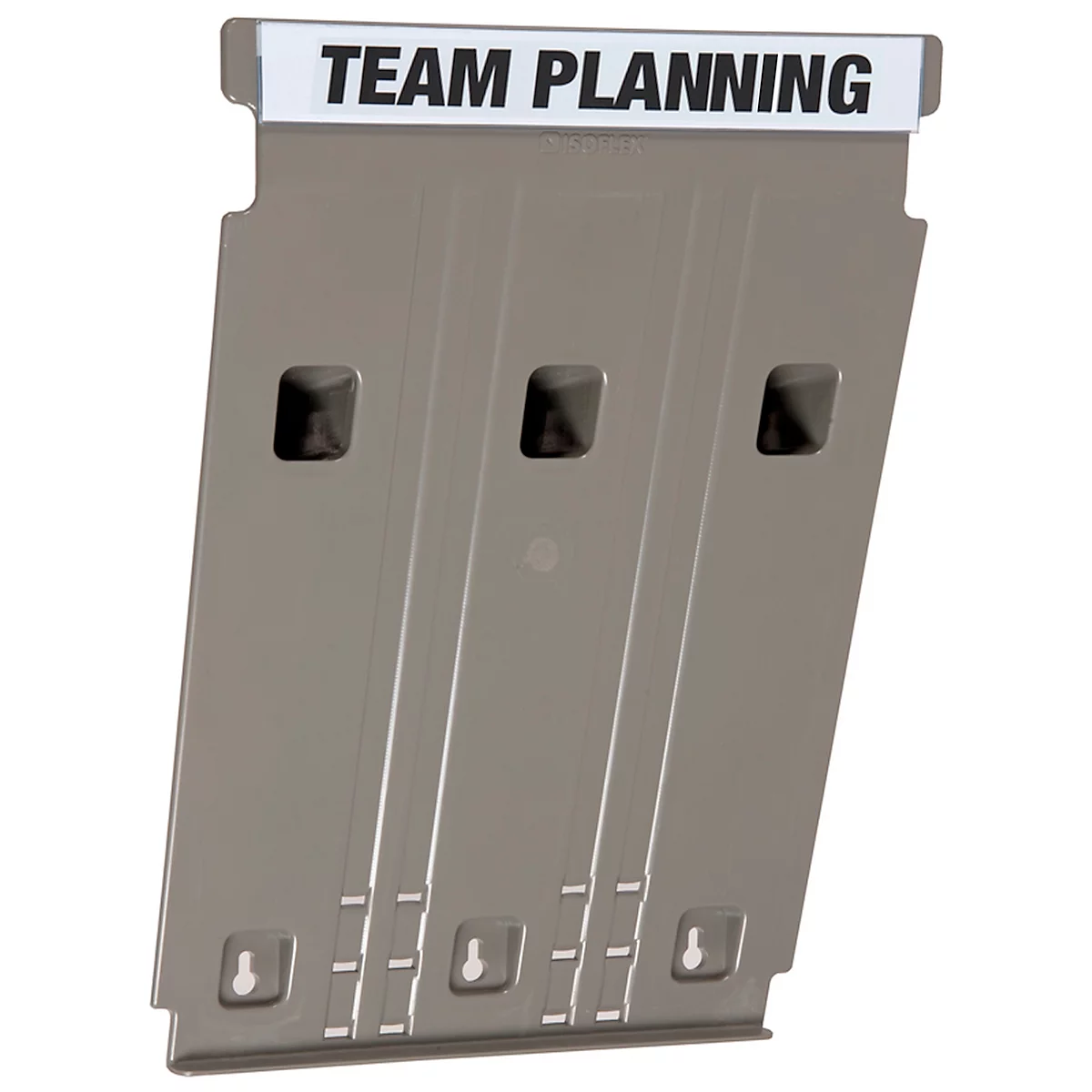 Trieur mural Eichner Flat, module de base, L 240 x P 58 x H 392 mm, plastique, gris clair