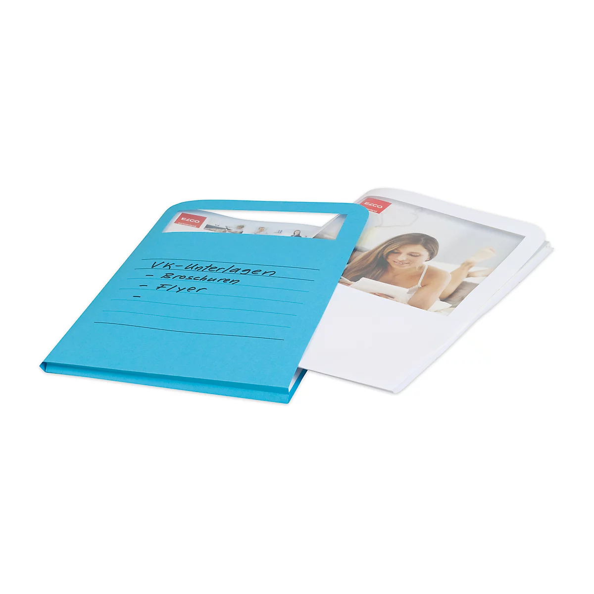 Trieur Ordo Volumino Elco, pour format A4, 50 p., bleu intense