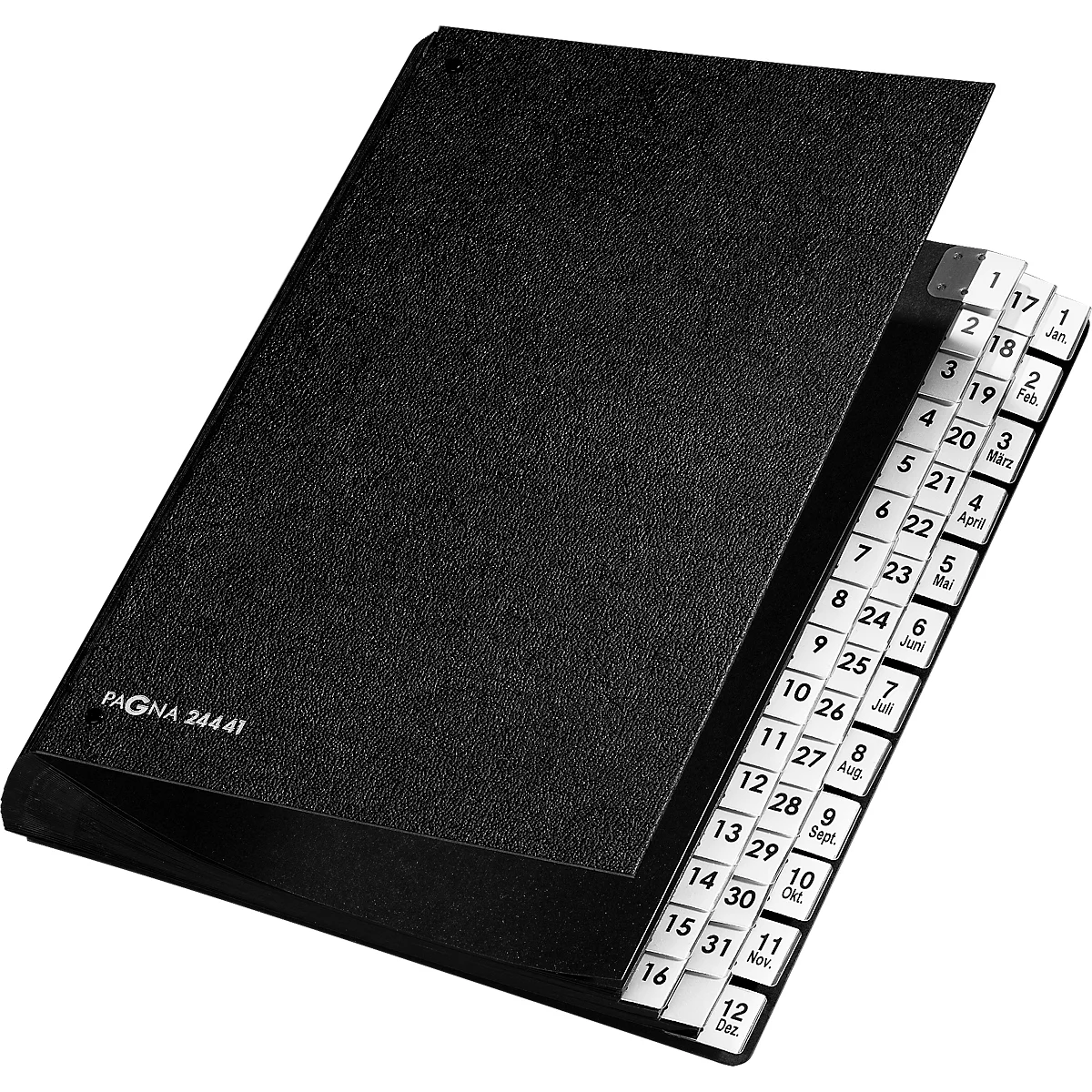 Trieur PAGNA, pour format A4, chronologique, 44 compartiments, carton Manila