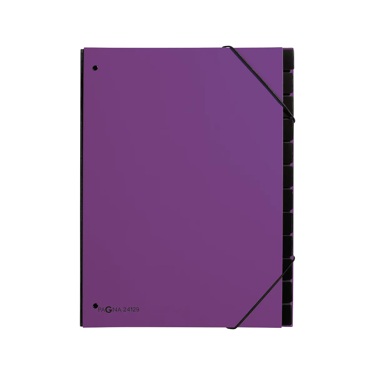 Trieur Trend PAGNA, pour format A4, carton, 12 compartiments, violet