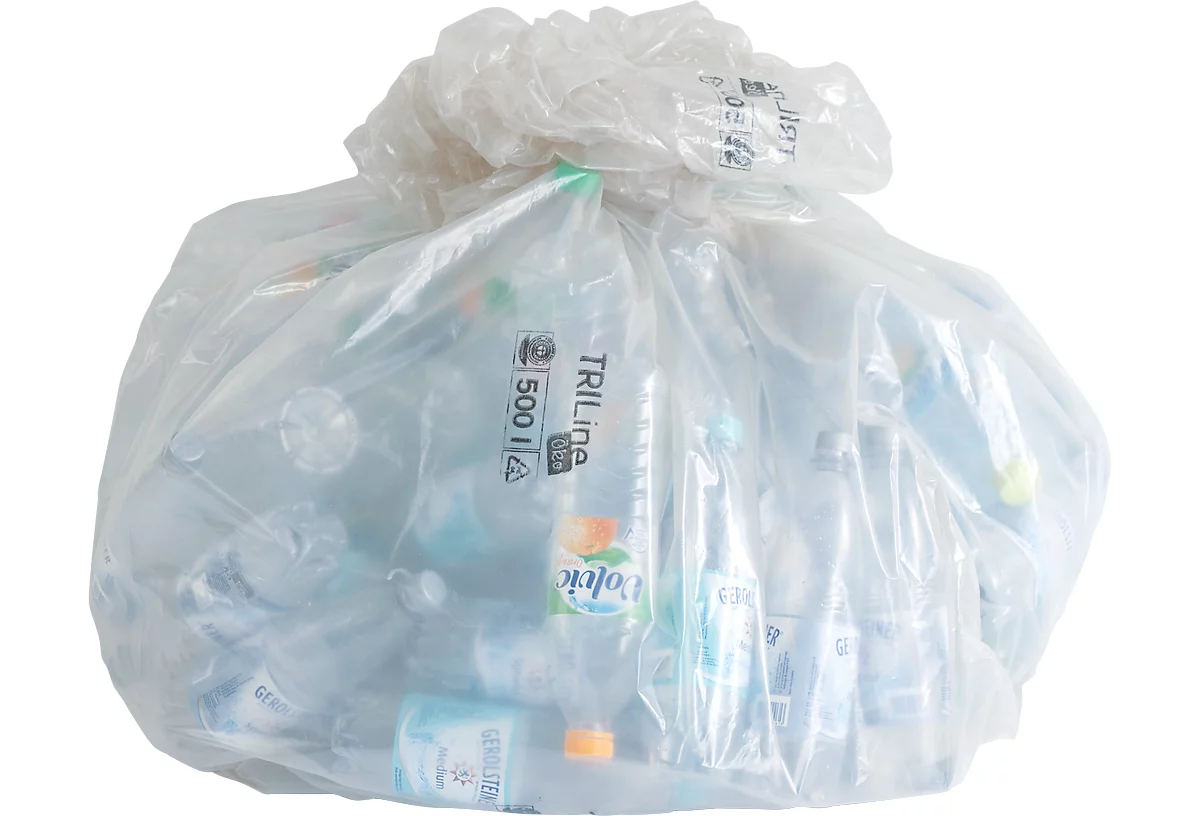 TRILine® Großvolumen-Abfall- und Wertstoffsäcke, 790 + 660 x 1800 mm, 500 l