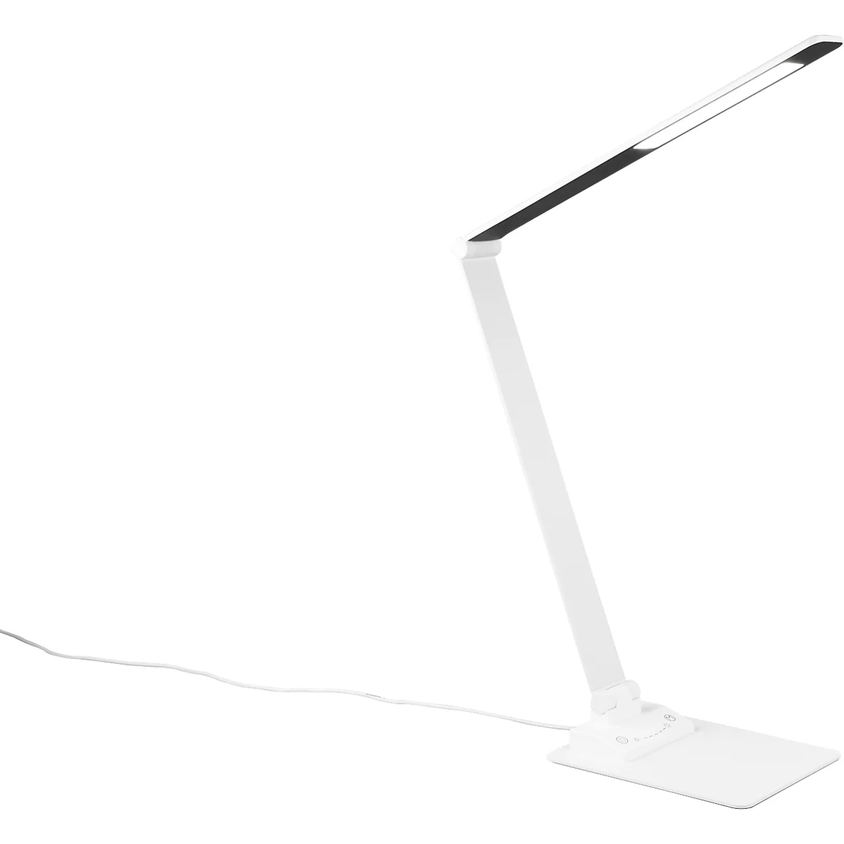 TRIO LED-Tischleuchte TRAVIS, 6,5 W, 650 lm, dimmbar, USB-Ladefunktion, weiss