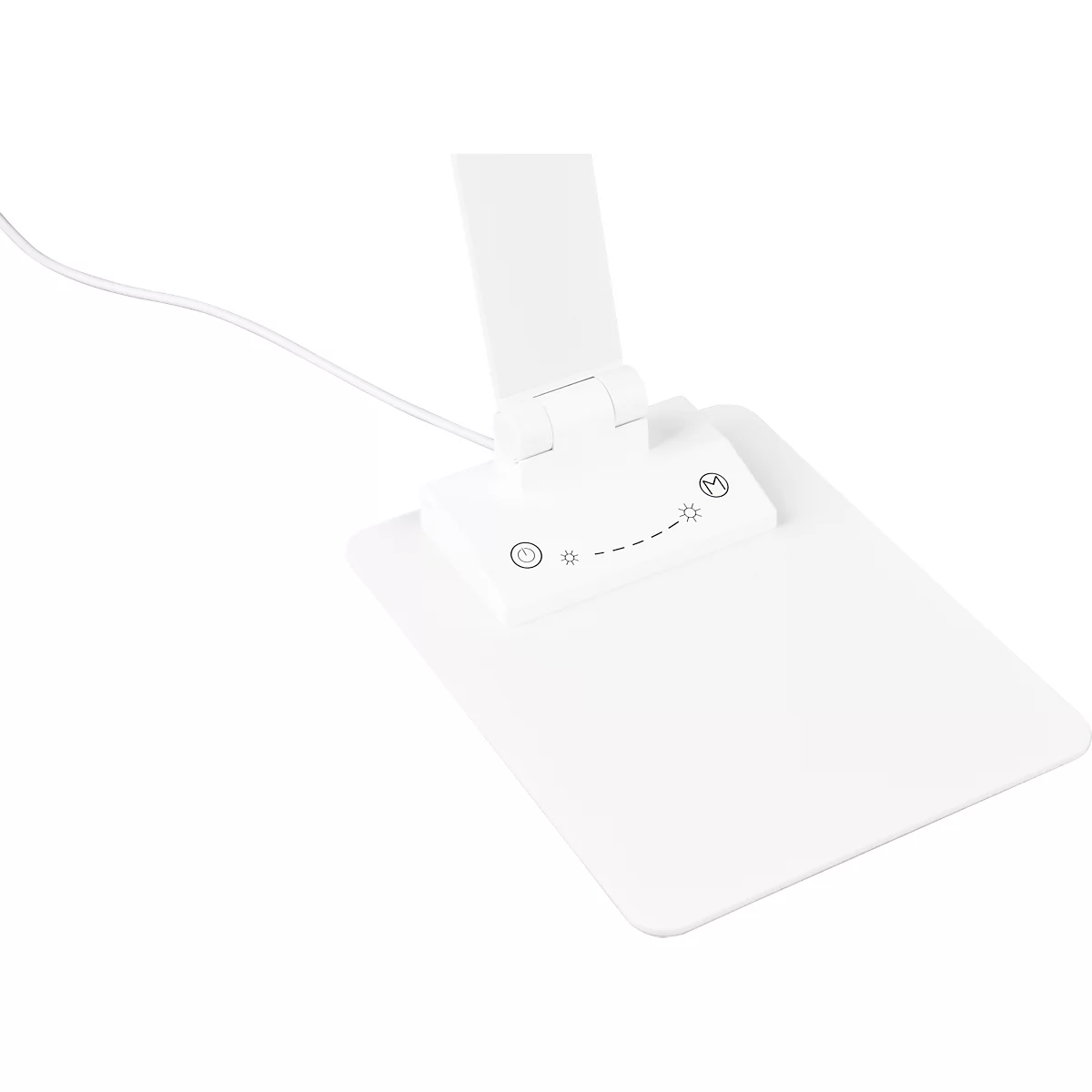 TRIO LED-Tischleuchte TRAVIS, 6,5 W, 650 lm, dimmbar, USB-Ladefunktion, weiss