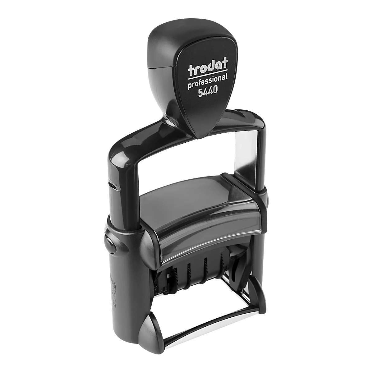 Black Trodat stamp Professional 5440, detail view.