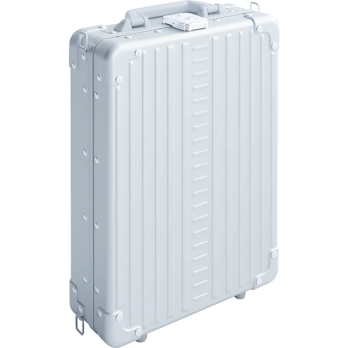 Trolley Business case actiCase, B 297 x D 109 x H 417 mm, 11,7 l, zonder wielen, aluminium, zilver