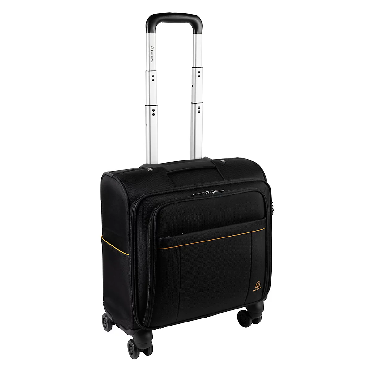 Trolley Exacompta Exactive, pour ordinateurs portables jusqu'à 15,6'', L 420 x l 230 x H 480 mm, polyester, noir