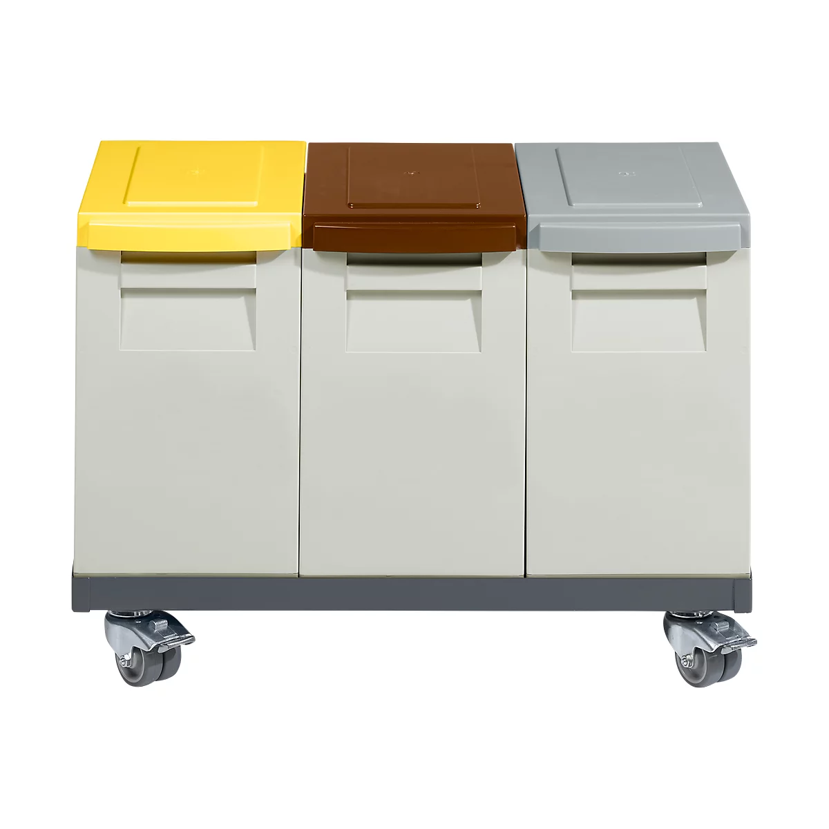 Trolley voor opvangbak zonder dozen