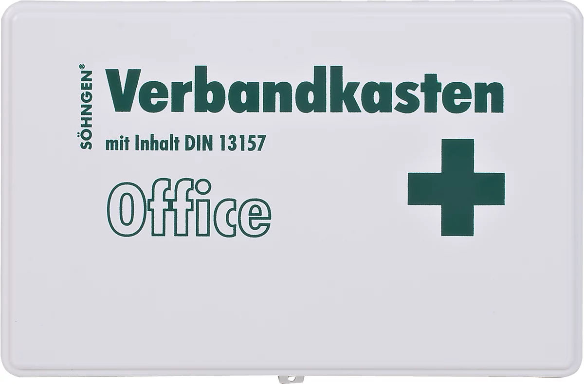 Coffret de secours OFFICE, contenu selon la norme DIN 13157