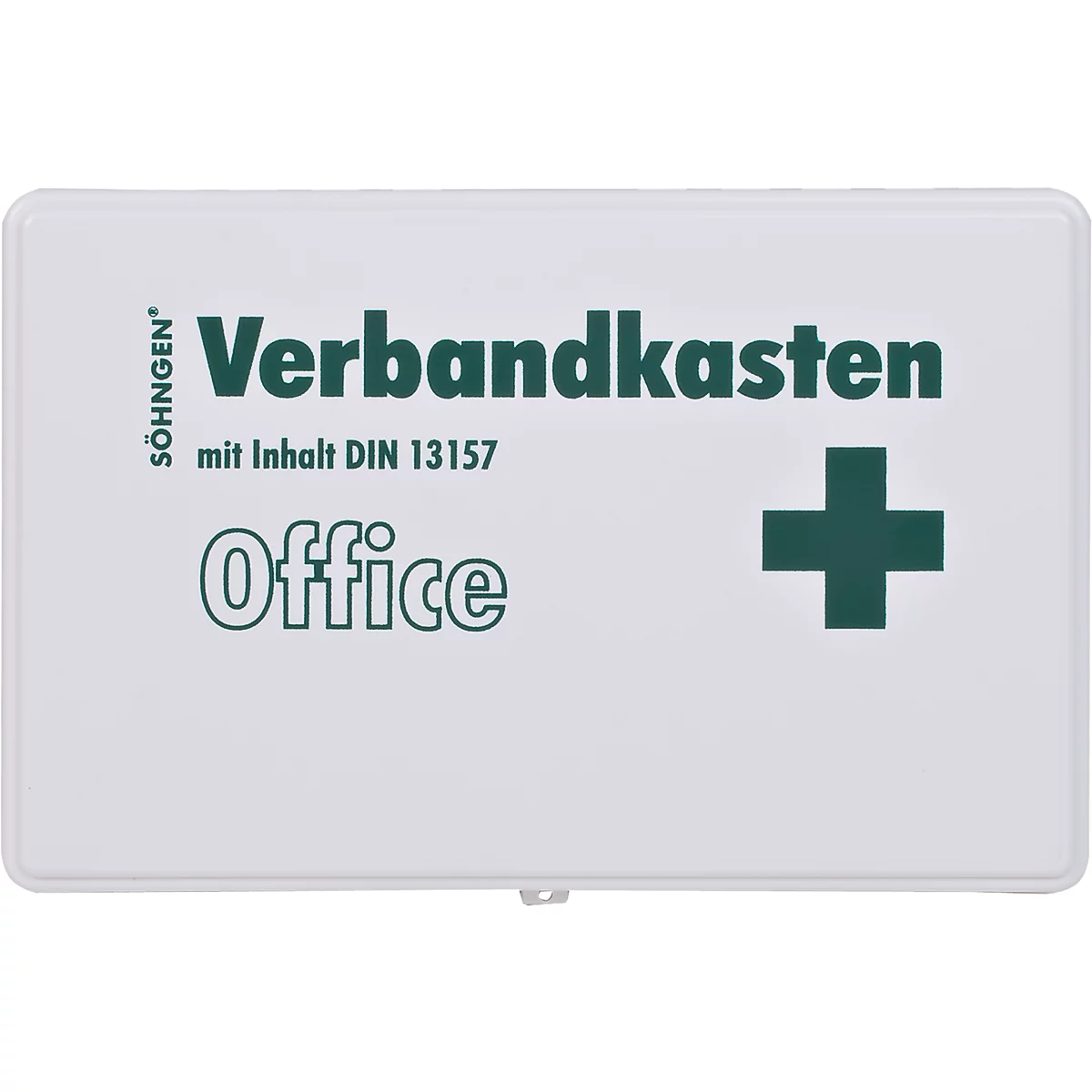 Trousse à pharmacie Office, L 260 x l. 160 x H 70 mm, en plastique, avec contenu conforme à la nomre DIN 13 157