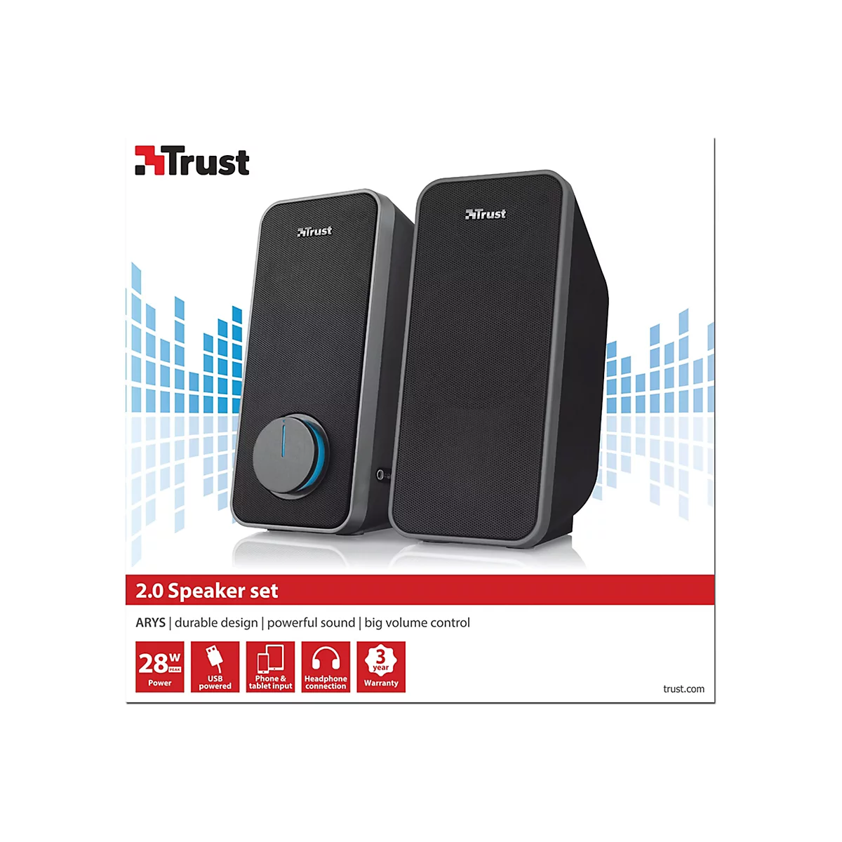 Trust Arys - Lautsprecher - für PC - 14 Watt (Gesamt)