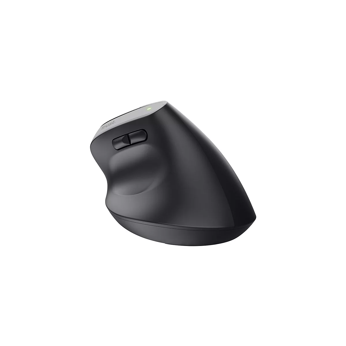 Trust Bayo+ - Vertikale Maus - ergonomisch - Für Rechtshänder - optisch - 6 Tasten