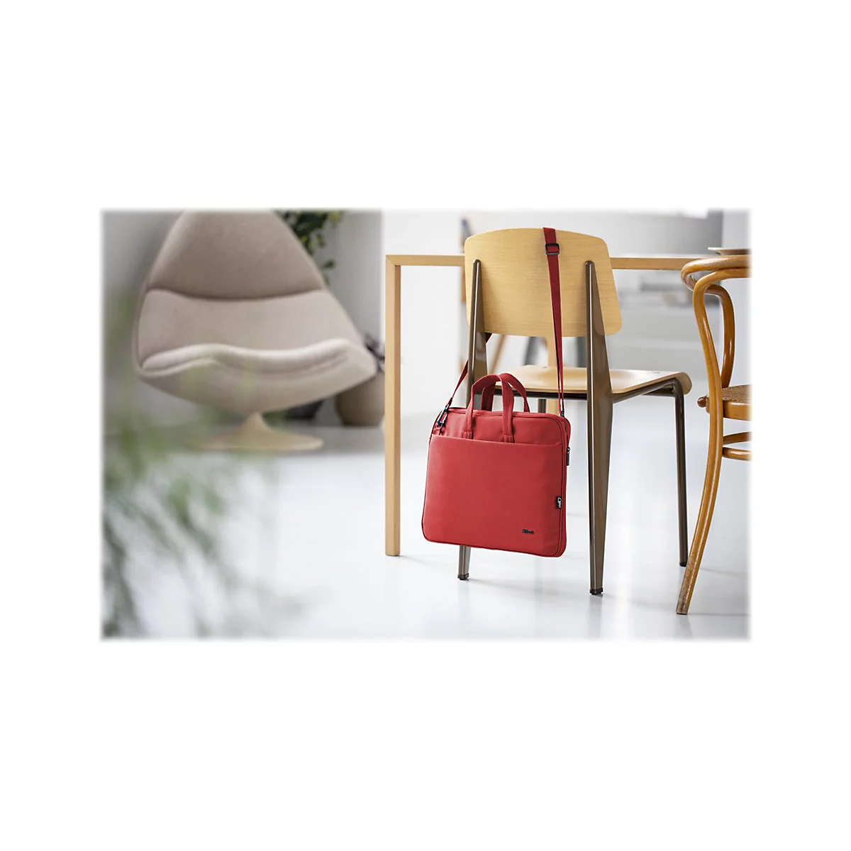 Trust Bologna Slim - Notebook-Tasche - 40.6 cm (16') - Rot