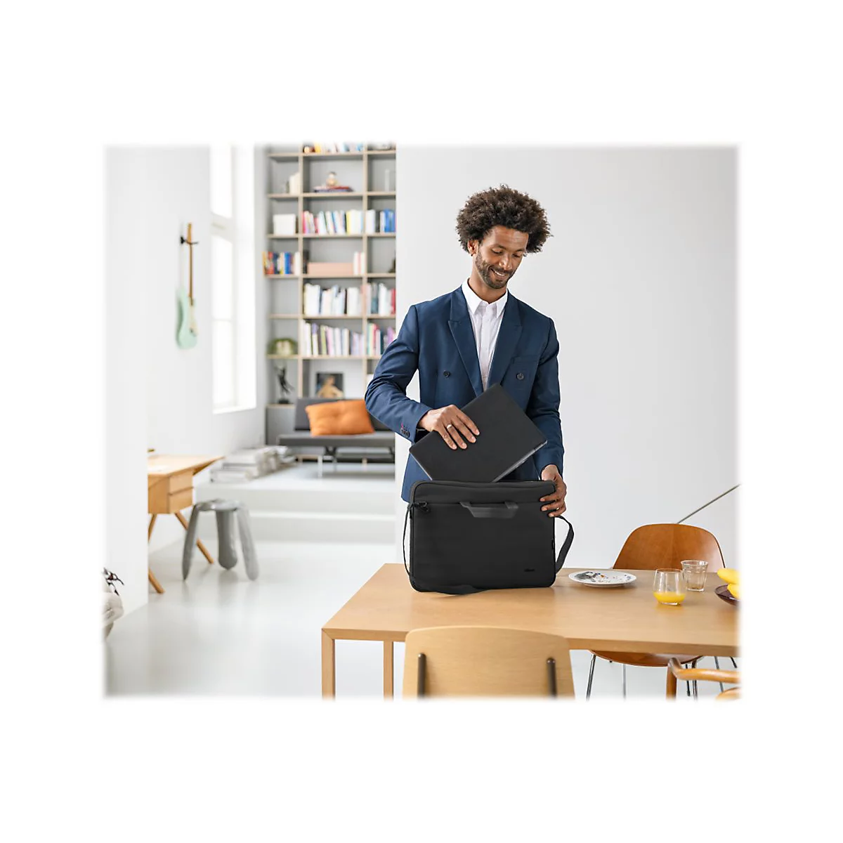 Trust Bologna Slim - Notebook-Tasche - 40.6 cm (16') - Schwarz