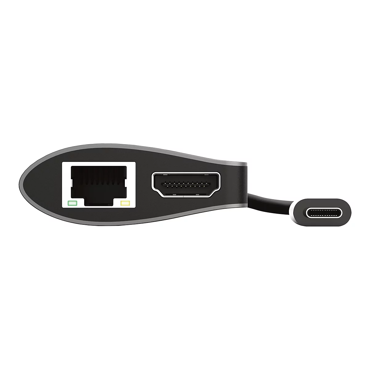 Trust Dalyx 7-in-1 USB-C Multiport Adapter - Dockingstation - USB-C 3.2 - HDMI - 1GbE